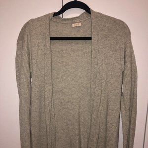 J Crew Grey Cardigan